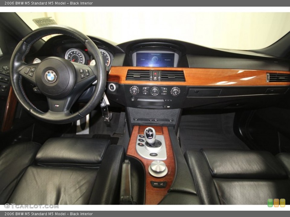 Black Interior Dashboard for the 2006 BMW M5  #69174429