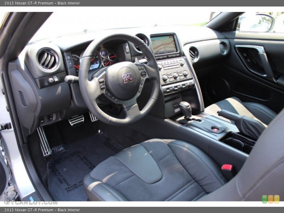 Black 2013 Nissan GT-R Interiors