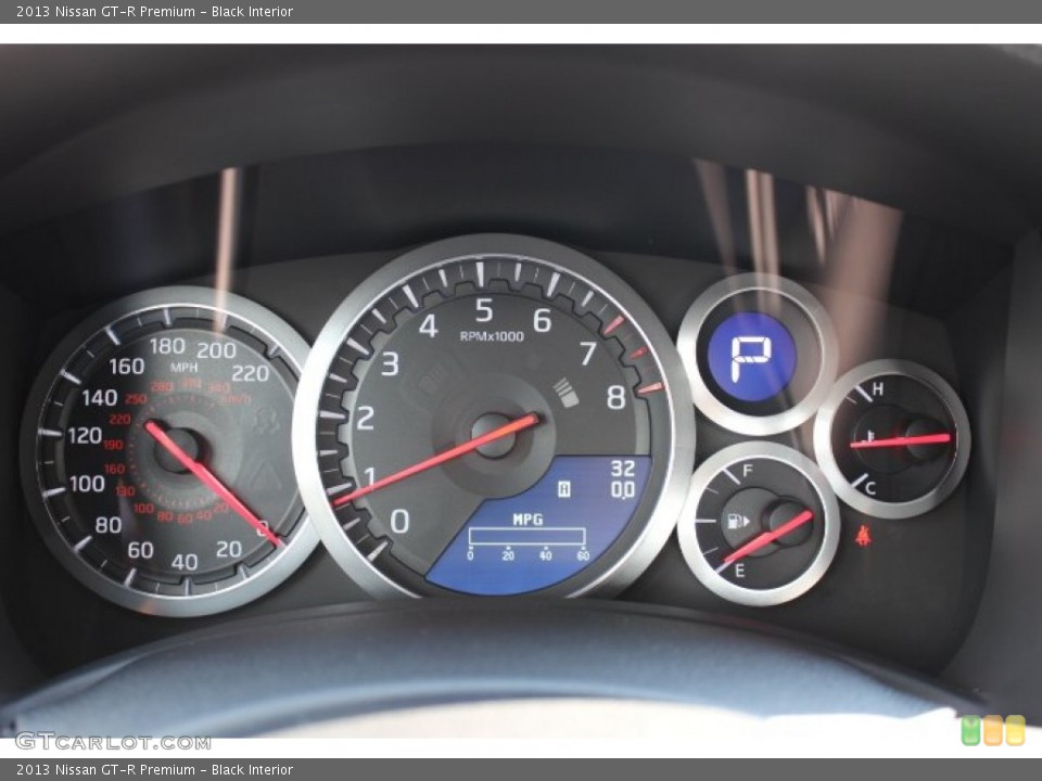 Black Interior Gauges for the 2013 Nissan GT-R Premium #69174626