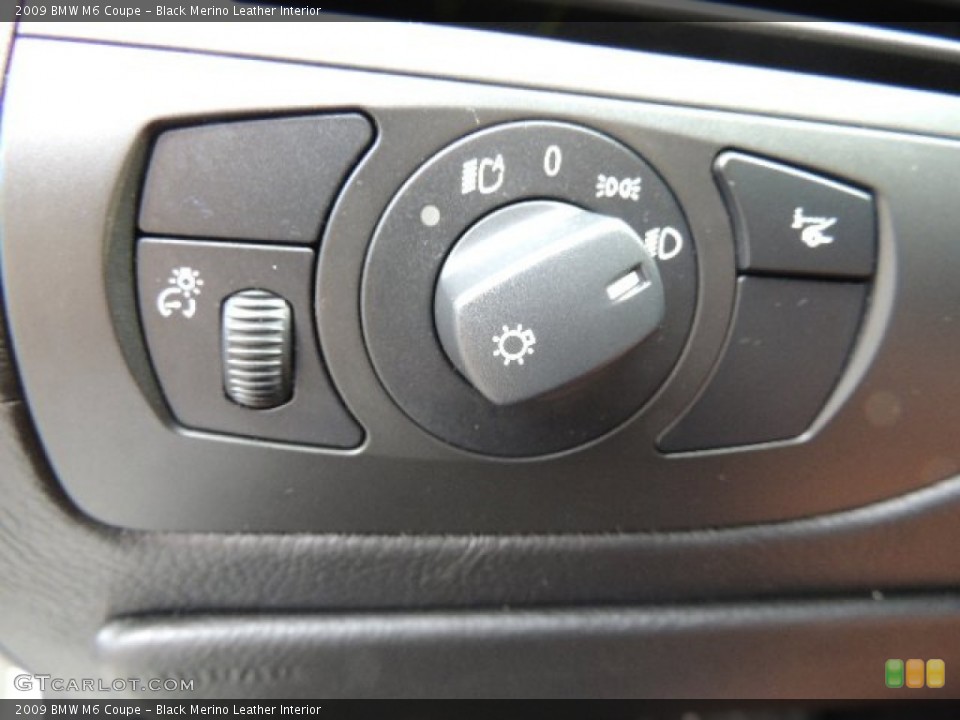 Black Merino Leather Interior Controls for the 2009 BMW M6 Coupe #69174658