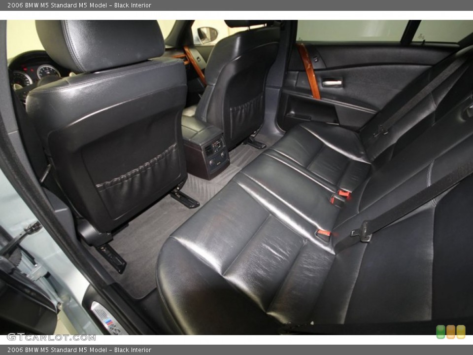Black Interior Rear Seat for the 2006 BMW M5  #69174661