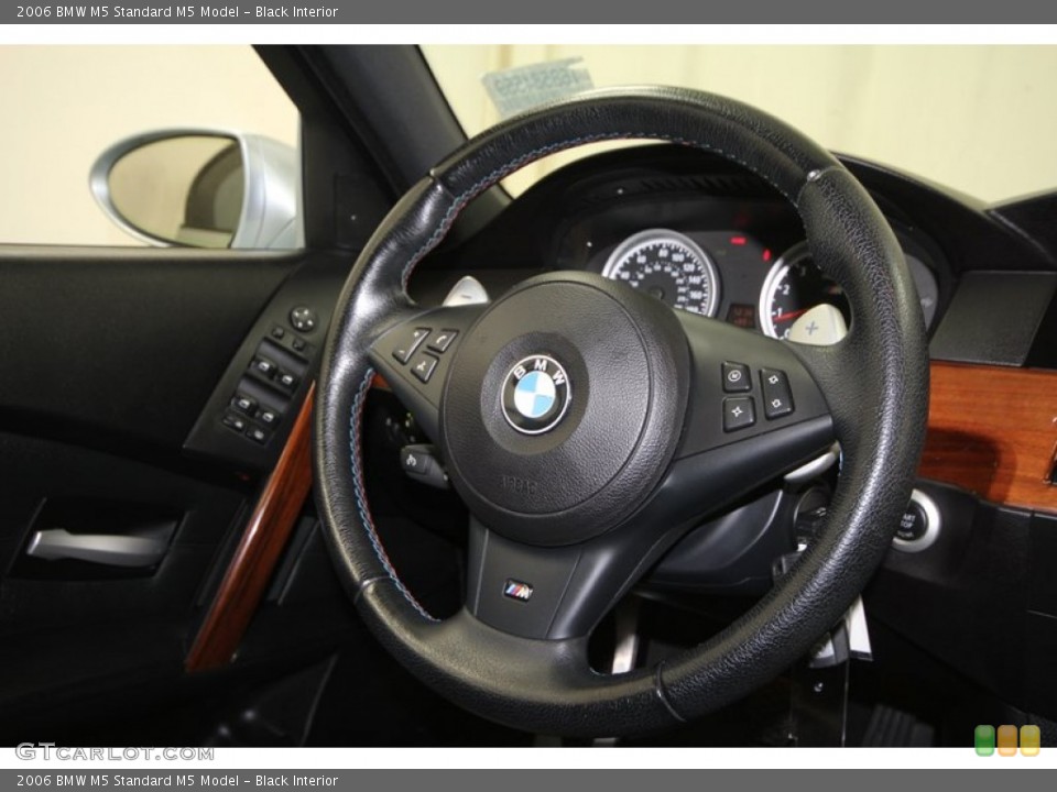 Black Interior Steering Wheel for the 2006 BMW M5  #69174682