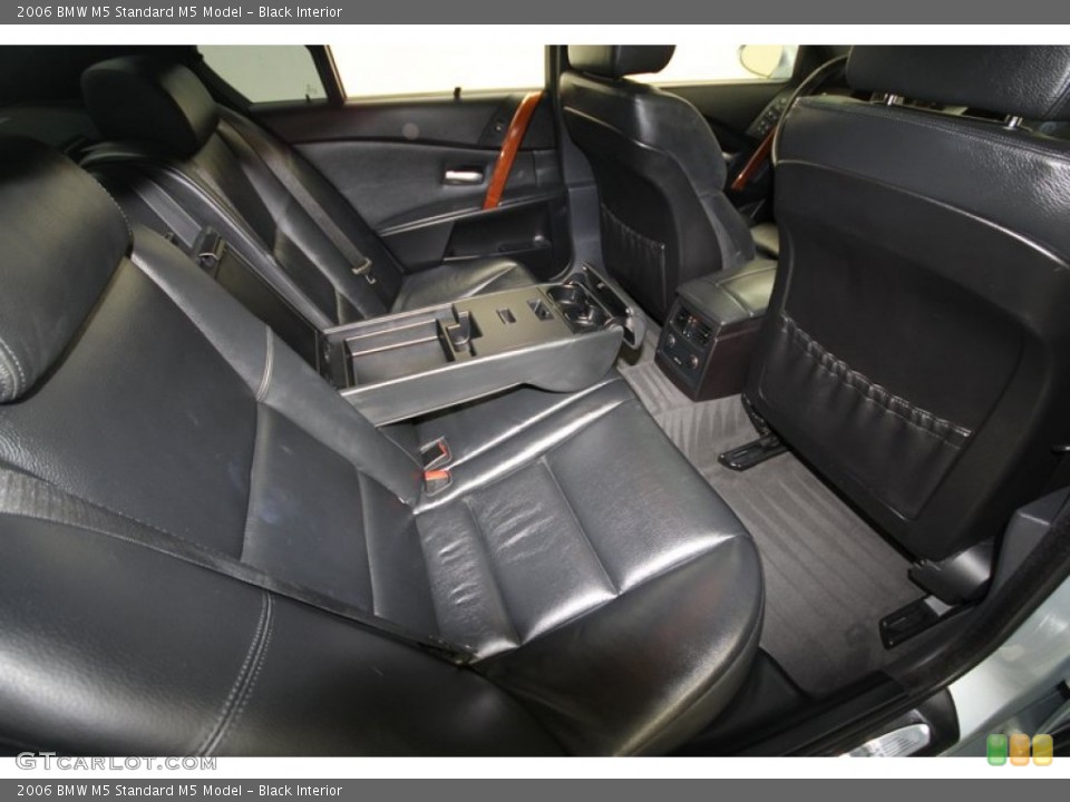 Black Interior Rear Seat for the 2006 BMW M5  #69174715