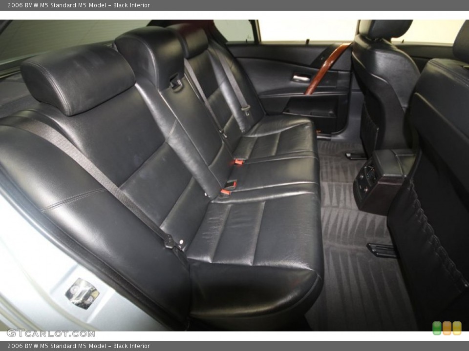 Black Interior Rear Seat for the 2006 BMW M5  #69174733