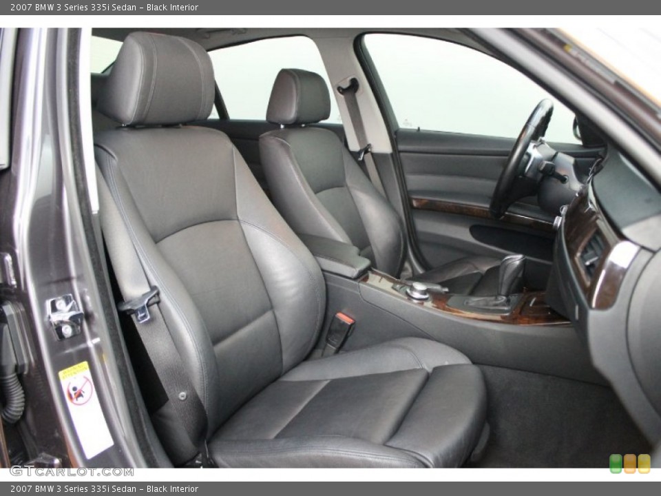 Black Interior Front Seat for the 2007 BMW 3 Series 335i Sedan #69174853