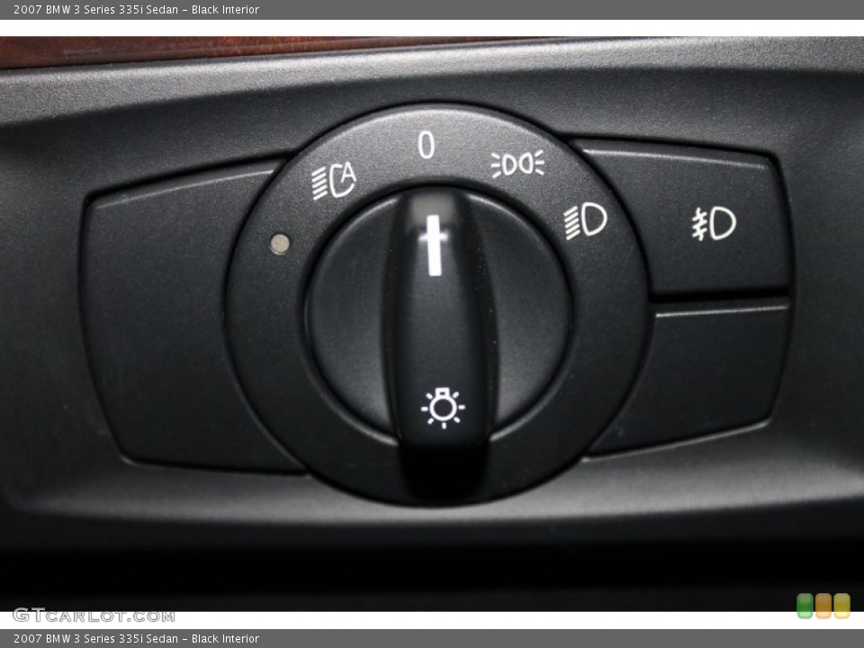Black Interior Controls for the 2007 BMW 3 Series 335i Sedan #69174943