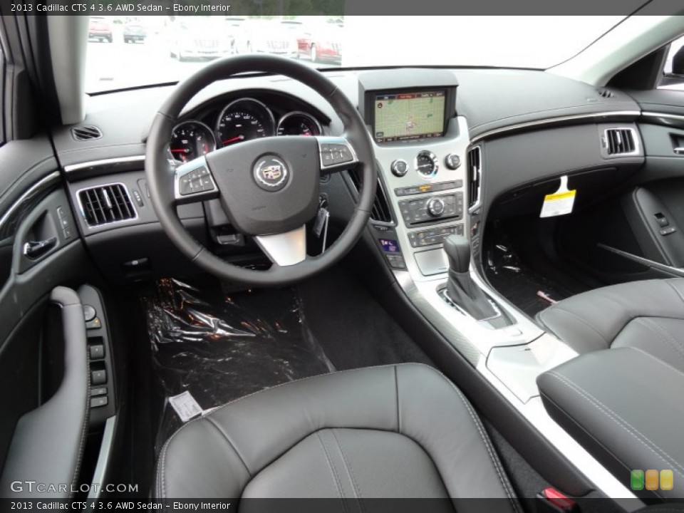 Ebony Interior Prime Interior for the 2013 Cadillac CTS 4 3.6 AWD Sedan #69175387