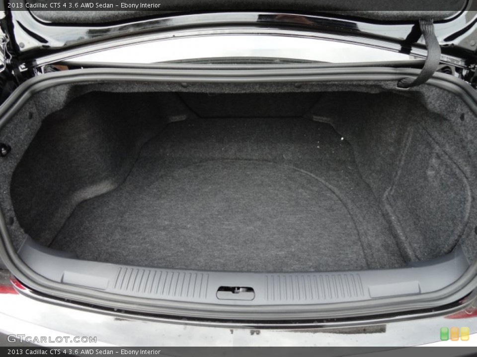 Ebony Interior Trunk for the 2013 Cadillac CTS 4 3.6 AWD Sedan #69175421
