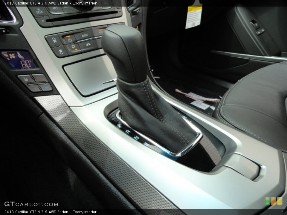 Ebony Interior Transmission for the 2013 Cadillac CTS 4 3.6 AWD Sedan #69175456