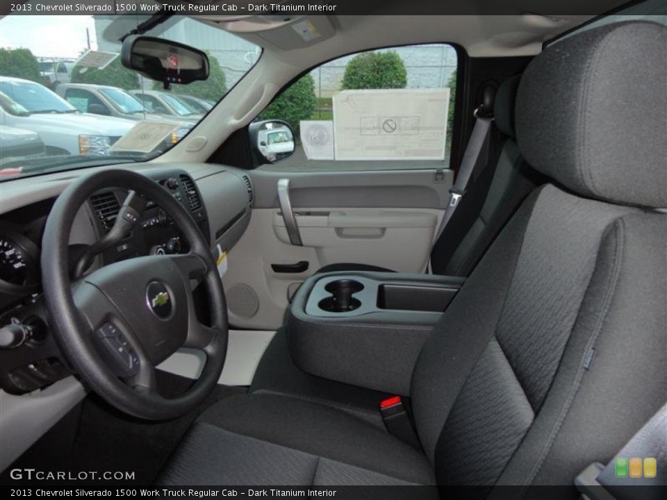 Dark Titanium Interior Photo for the 2013 Chevrolet Silverado 1500 Work Truck Regular Cab #69175469