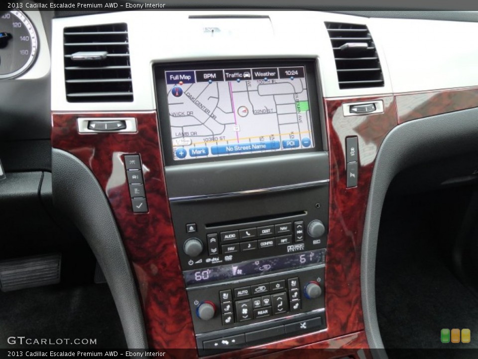 Ebony Interior Controls for the 2013 Cadillac Escalade Premium AWD #69175663