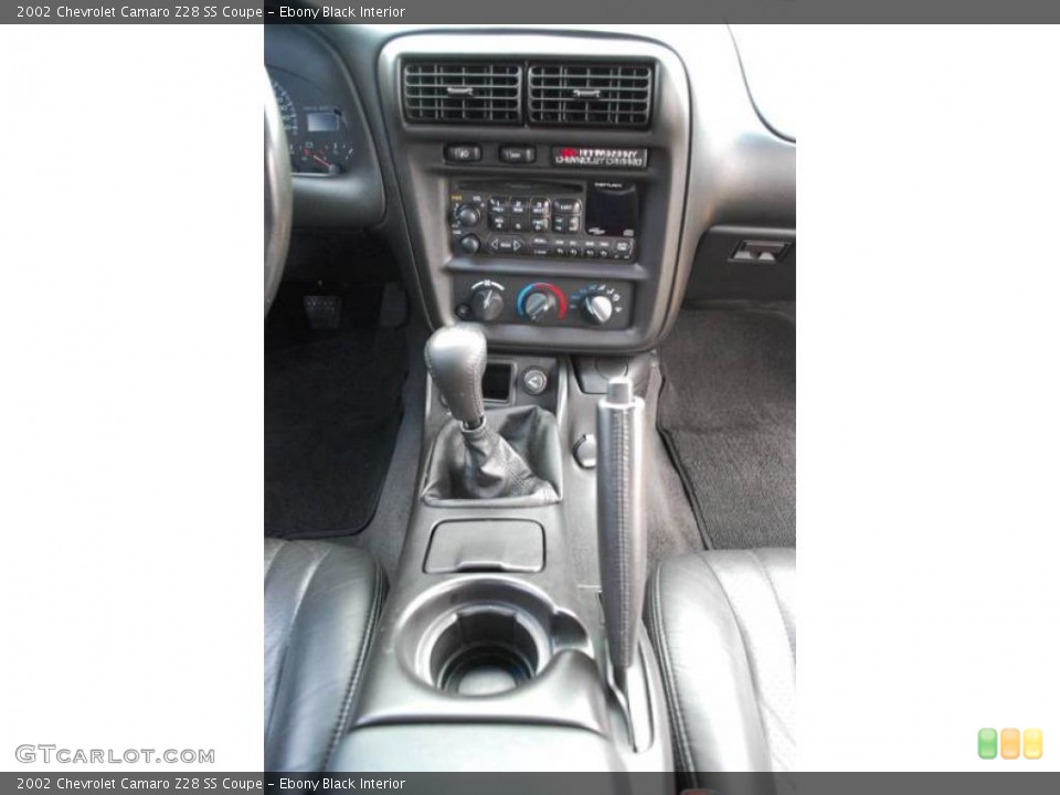 Ebony Black Interior Transmission for the 2002 Chevrolet Camaro Z28 SS Coupe #6917567