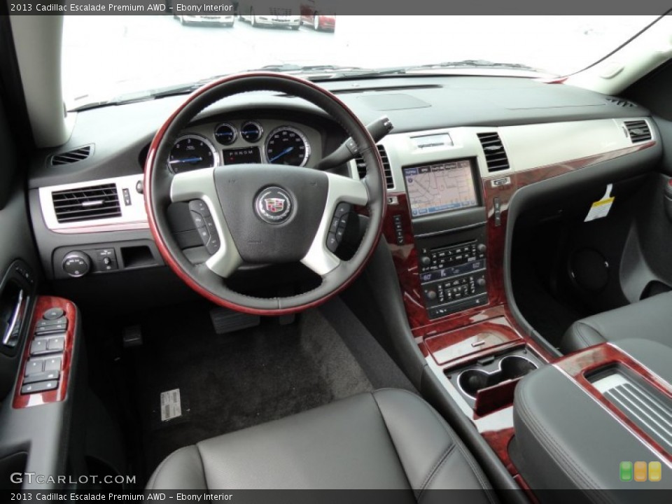 Ebony Interior Prime Interior for the 2013 Cadillac Escalade Premium AWD #69175987