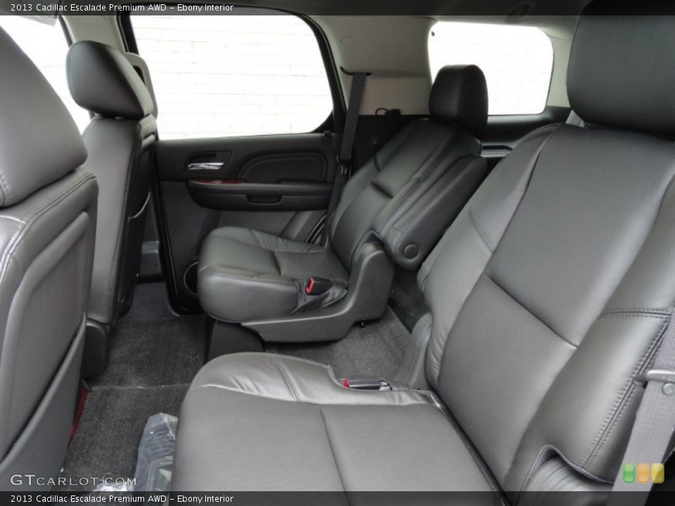 Ebony Interior Photo for the 2013 Cadillac Escalade Premium AWD #69175996