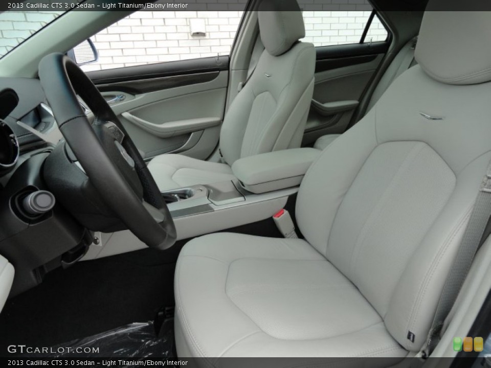 Light Titanium/Ebony Interior Front Seat for the 2013 Cadillac CTS 3.0 Sedan #69176203