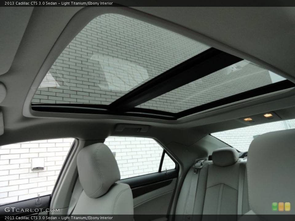 Light Titanium/Ebony Interior Sunroof for the 2013 Cadillac CTS 3.0 Sedan #69176212