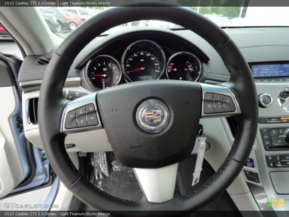 Light Titanium/Ebony Interior Steering Wheel for the 2013 Cadillac CTS 3.0 Sedan #69176260