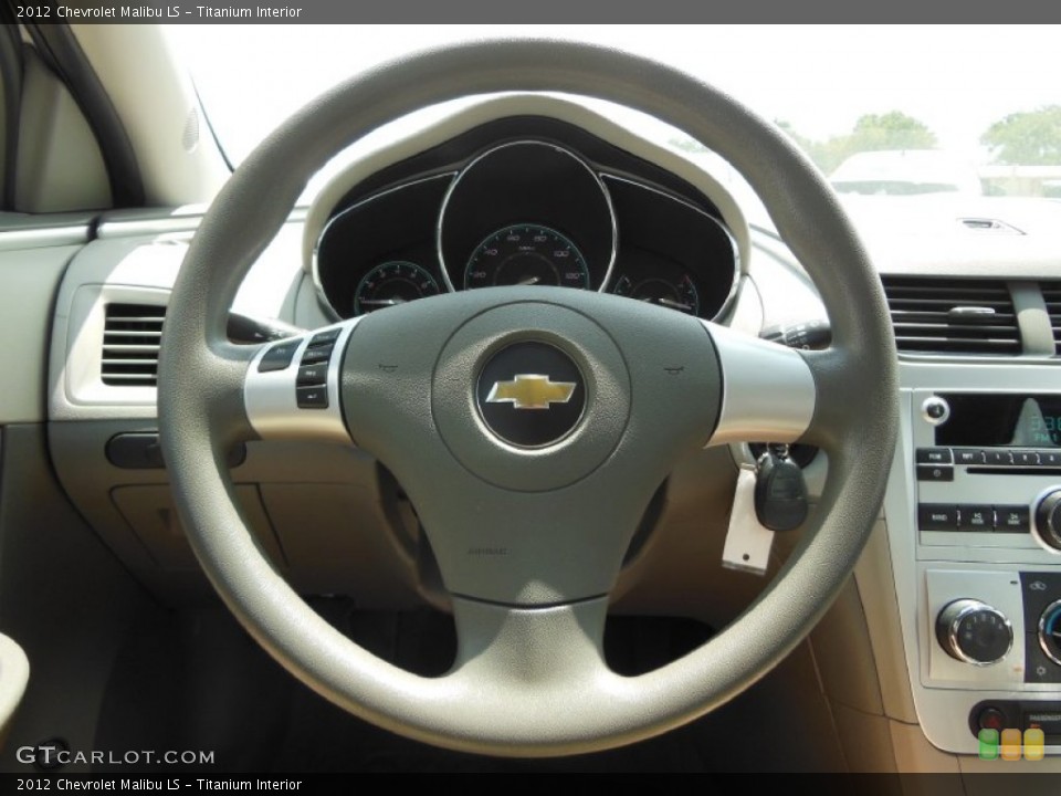 Titanium Interior Steering Wheel for the 2012 Chevrolet Malibu LS #69176773