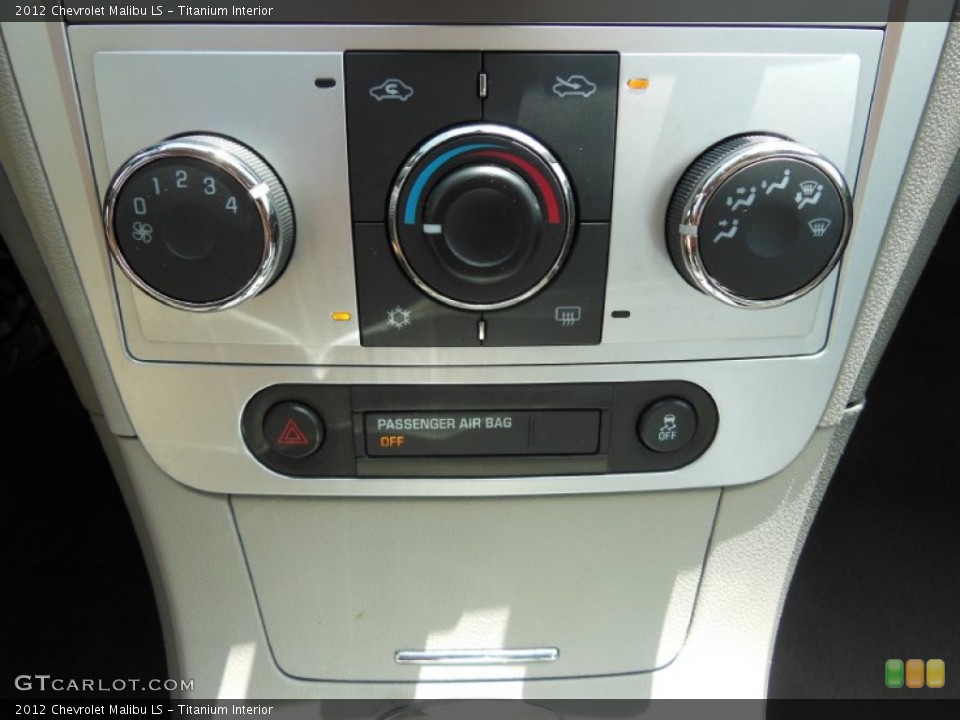 Titanium Interior Controls for the 2012 Chevrolet Malibu LS #69176815