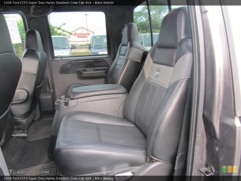 Black Interior Rear Seat for the 2006 Ford F250 Super Duty Harley Davidson Crew Cab 4x4 #69176914