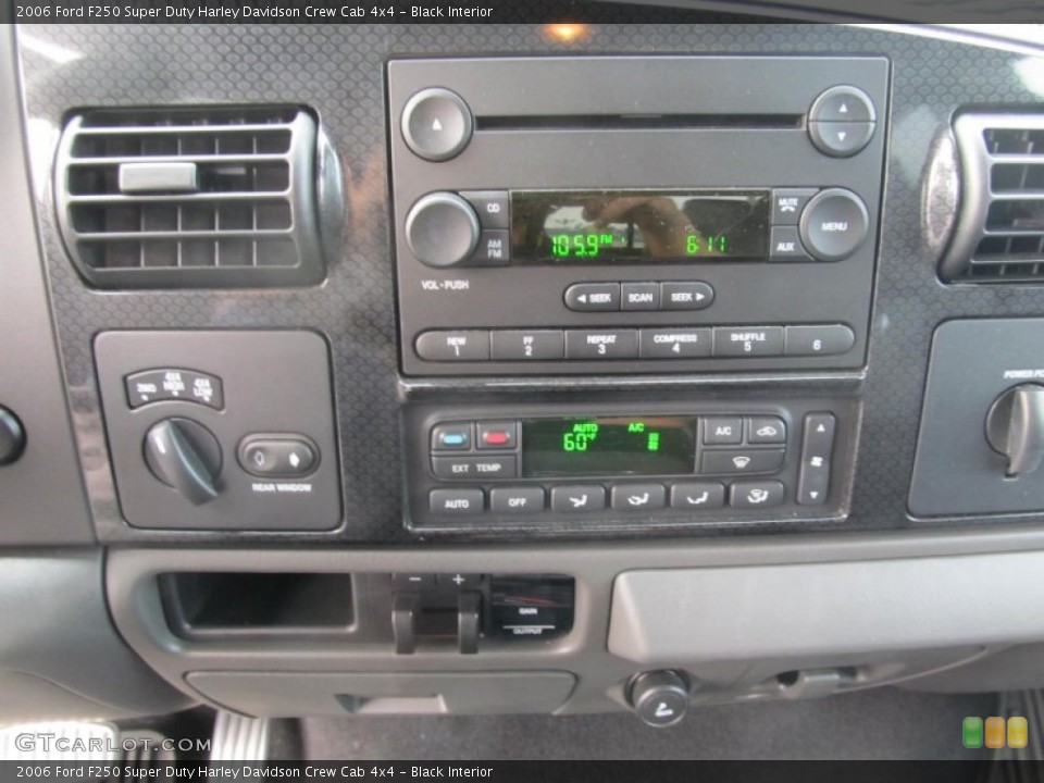 Black Interior Controls for the 2006 Ford F250 Super Duty Harley Davidson Crew Cab 4x4 #69176935