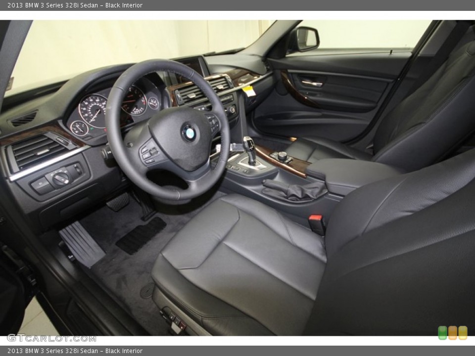 Black Interior Prime Interior for the 2013 BMW 3 Series 328i Sedan #69177880