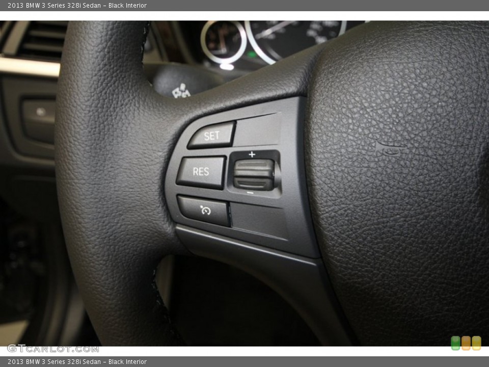 Black Interior Controls for the 2013 BMW 3 Series 328i Sedan #69177970