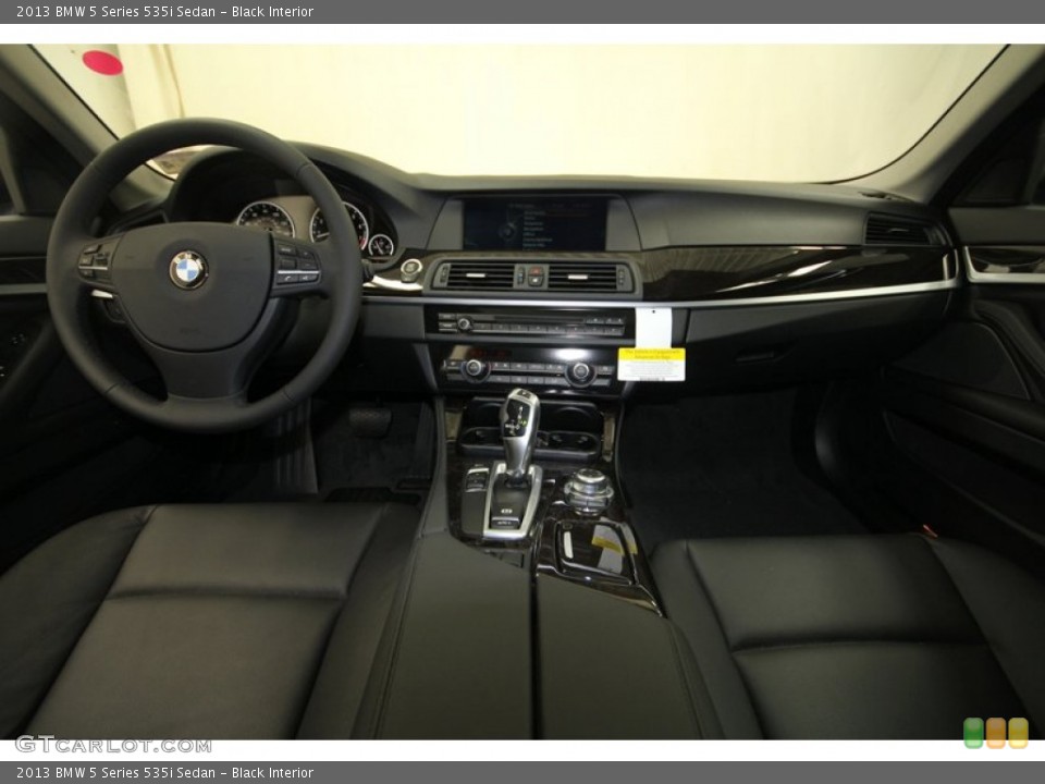 Black Interior Dashboard for the 2013 BMW 5 Series 535i Sedan #69178046