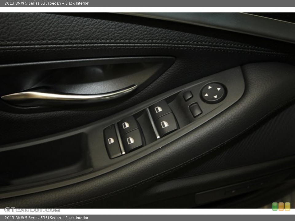 Black Interior Controls for the 2013 BMW 5 Series 535i Sedan #69178129