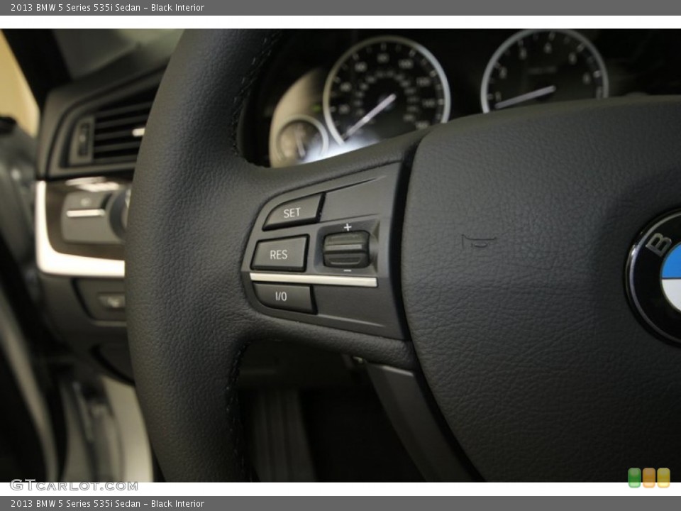 Black Interior Controls for the 2013 BMW 5 Series 535i Sedan #69178213