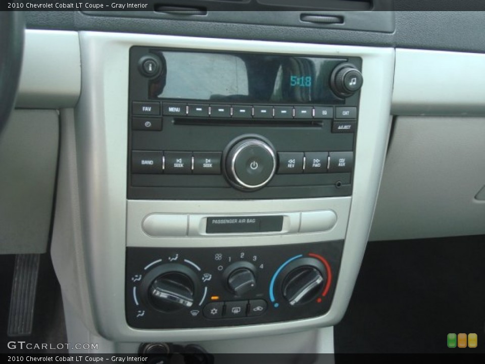 Gray Interior Controls for the 2010 Chevrolet Cobalt LT Coupe #69178660