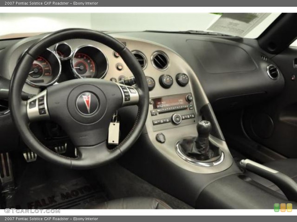 Ebony Interior Dashboard for the 2007 Pontiac Solstice GXP Roadster #69179095