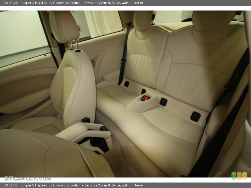 Bespoke/Cornsilk Beige/Walnut Interior Rear Seat for the 2012 Mini Cooper S Inspired by Goodwood Edition #69179975