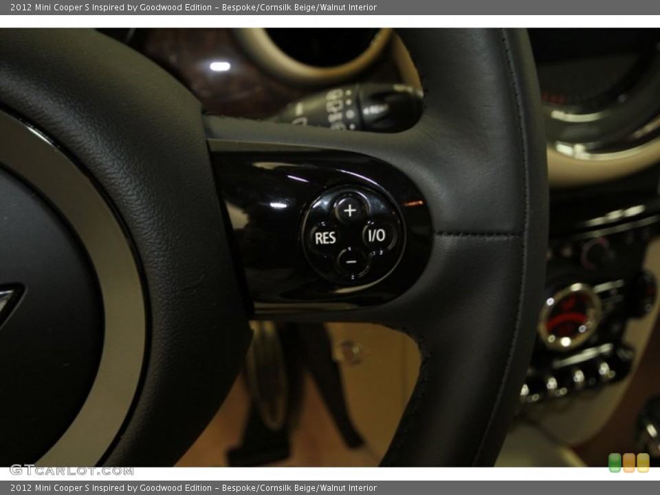 Bespoke/Cornsilk Beige/Walnut Interior Controls for the 2012 Mini Cooper S Inspired by Goodwood Edition #69180070