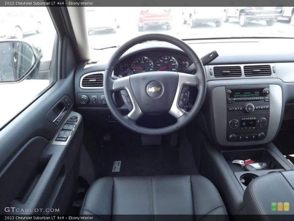 Ebony Interior Dashboard for the 2013 Chevrolet Suburban LT 4x4 #69182005