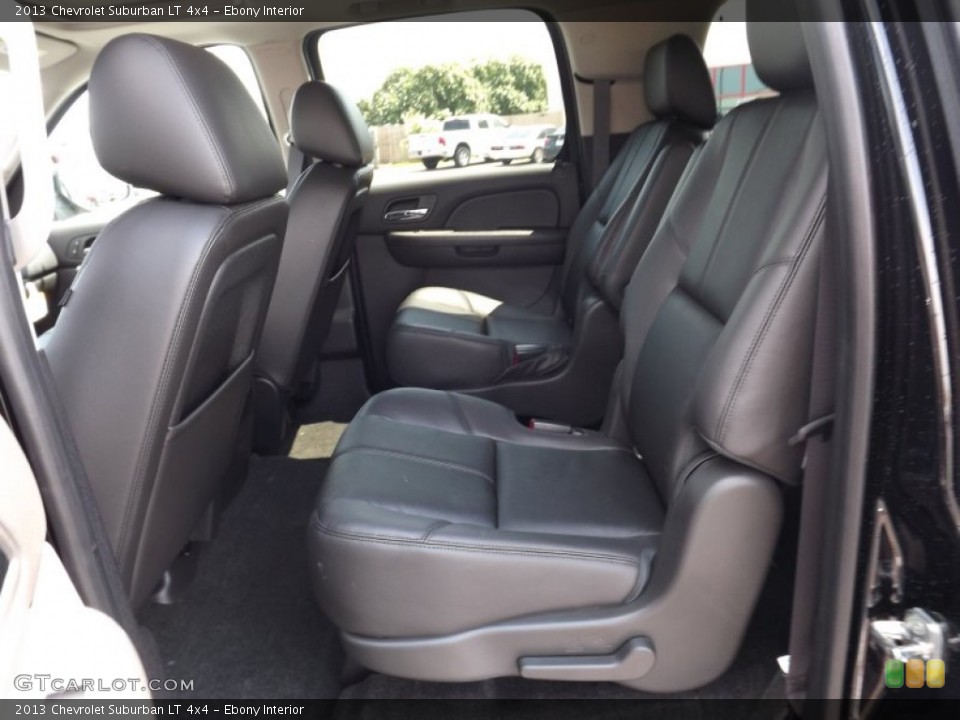 Ebony Interior Rear Seat for the 2013 Chevrolet Suburban LT 4x4 #69182053