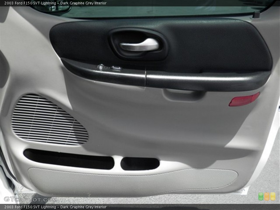 Dark Graphite Grey Interior Door Panel for the 2003 Ford F150 SVT Lightning #69186169