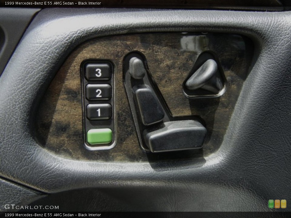 Black Interior Controls for the 1999 Mercedes-Benz E 55 AMG Sedan #69191638