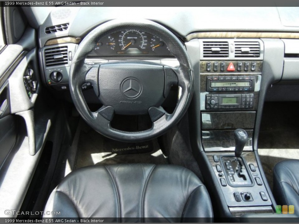 Black Interior Controls for the 1999 Mercedes-Benz E 55 AMG Sedan #69191703