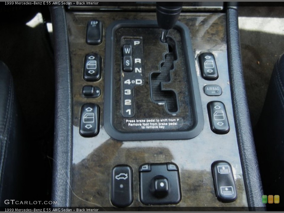 Black Interior Transmission for the 1999 Mercedes-Benz E 55 AMG Sedan #69191731