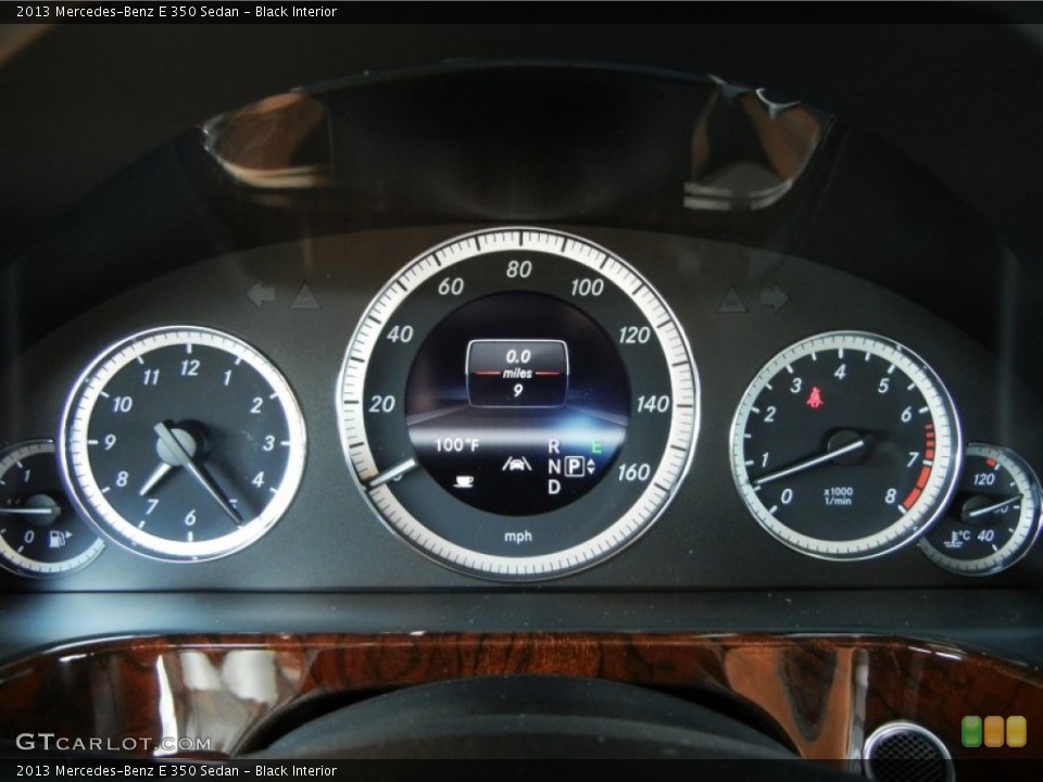 Black Interior Gauges for the 2013 Mercedes-Benz E 350 Sedan #69192439