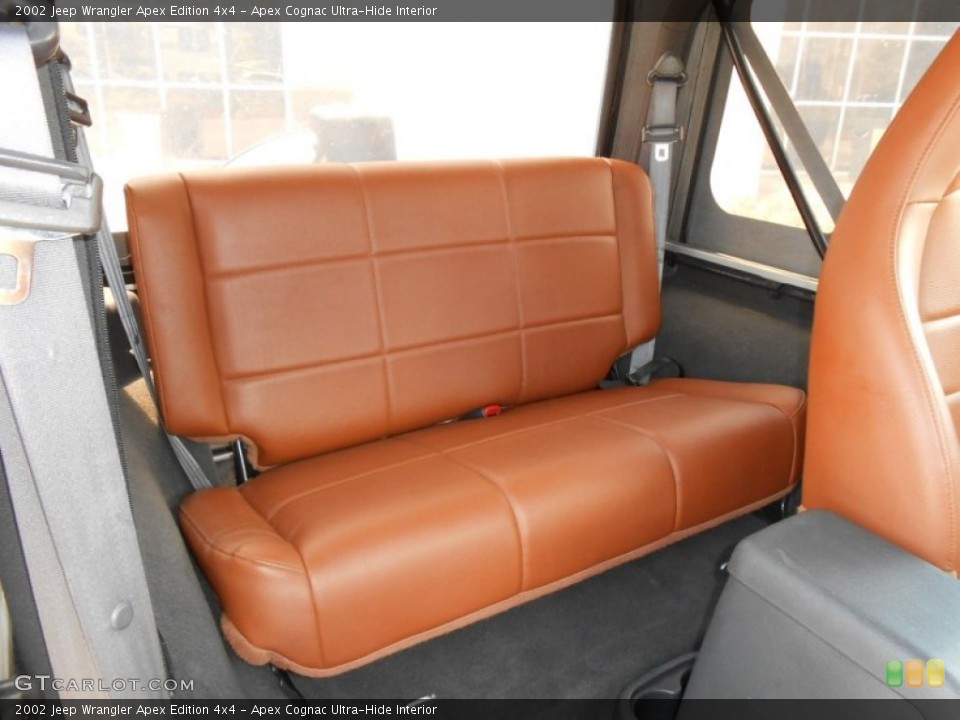 Apex Cognac Ultra-Hide Interior Rear Seat for the 2002 Jeep Wrangler Apex Edition 4x4 #69196665