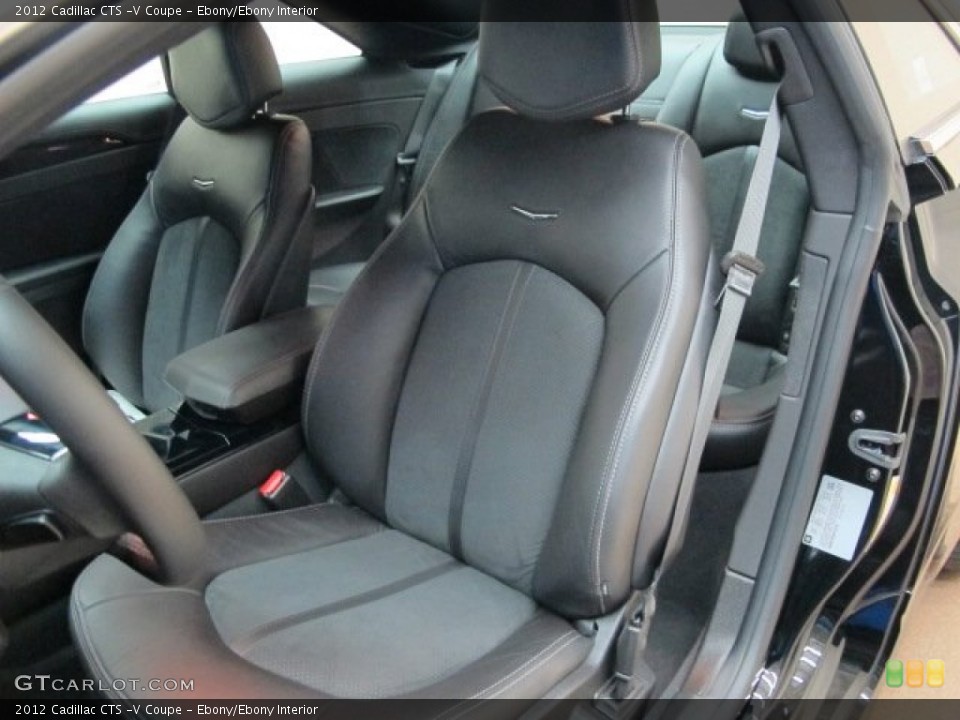 Ebony/Ebony Interior Front Seat for the 2012 Cadillac CTS -V Coupe #69200336