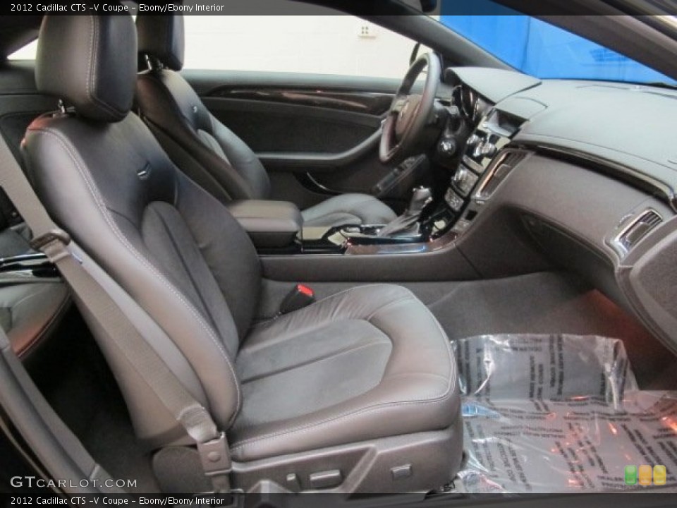 Ebony/Ebony Interior Front Seat for the 2012 Cadillac CTS -V Coupe #69200362
