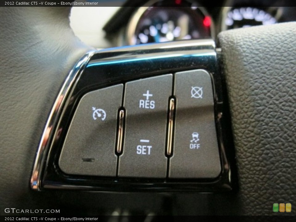 Ebony/Ebony Interior Controls for the 2012 Cadillac CTS -V Coupe #69200467