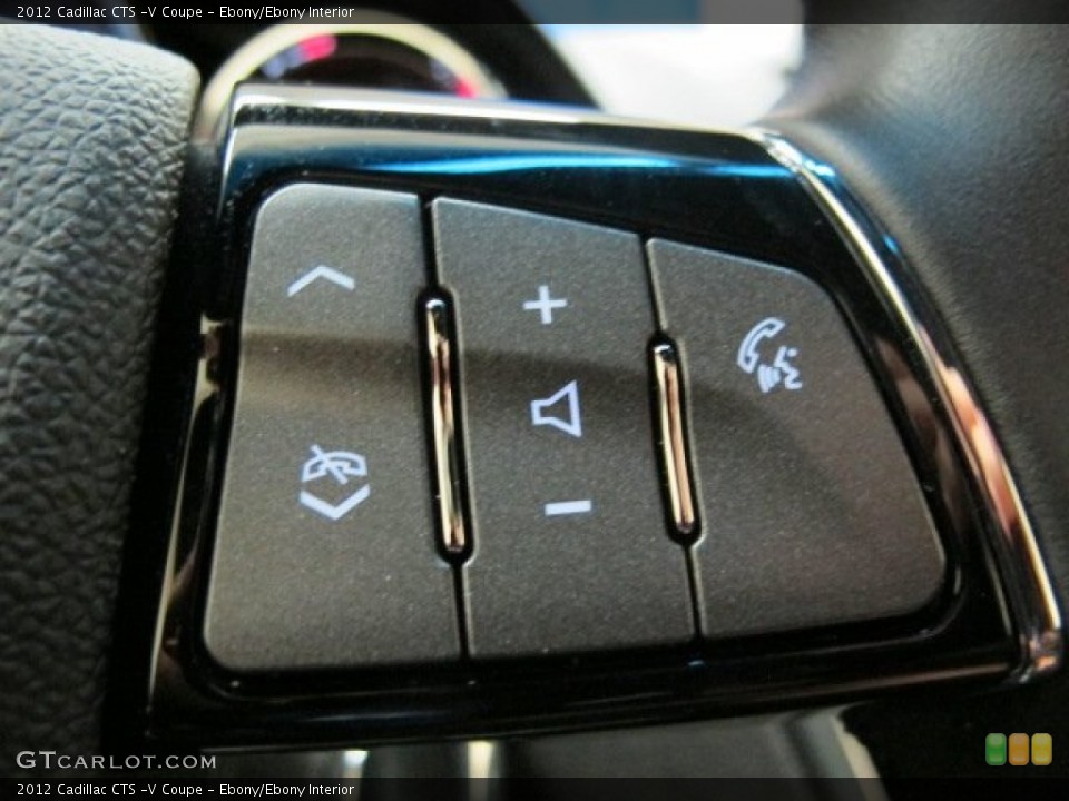 Ebony/Ebony Interior Controls for the 2012 Cadillac CTS -V Coupe #69200476