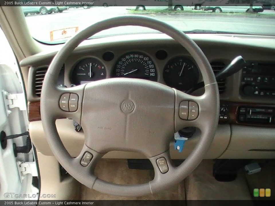 Light Cashmere Interior Steering Wheel for the 2005 Buick LeSabre Custom #69201439