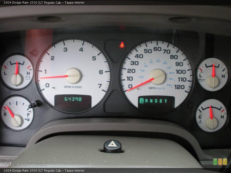 Taupe Interior Gauges for the 2004 Dodge Ram 1500 SLT Regular Cab #6920303