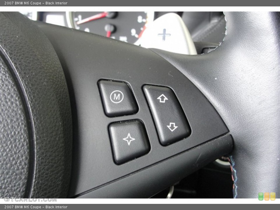 Black Interior Controls for the 2007 BMW M6 Coupe #69209873