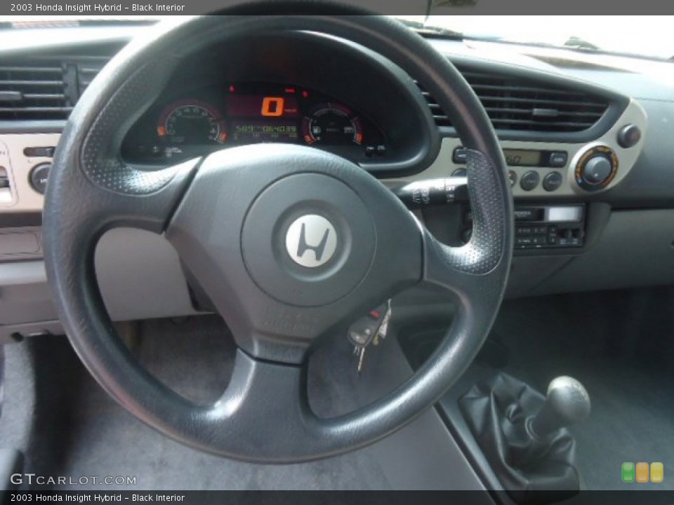 Black Interior Dashboard for the 2003 Honda Insight Hybrid #69210851